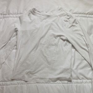 classic white long sleeve